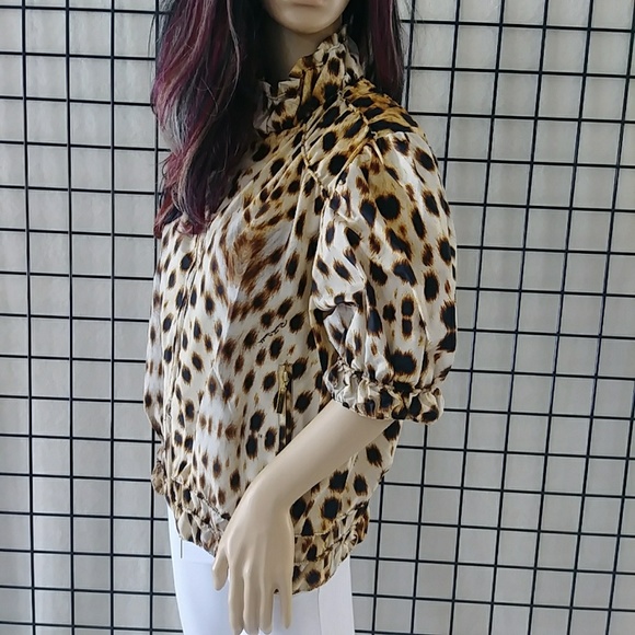 SALE! Roberto Cavalli Sz 42/M Cheetah Print Jacket - Picture 6 of 8